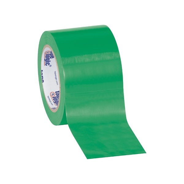 Tape Logic 3'' x 36 yds. Green Tape Logic Solid Vinyl Safety Tape, 16PK BUY00021672 - main